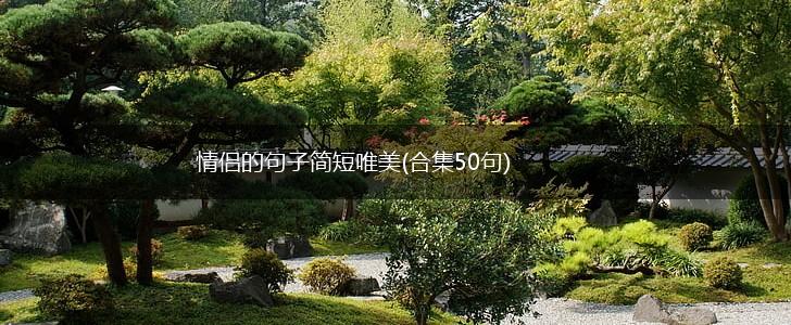 情侣的句子简短唯美(合集50句),第1张