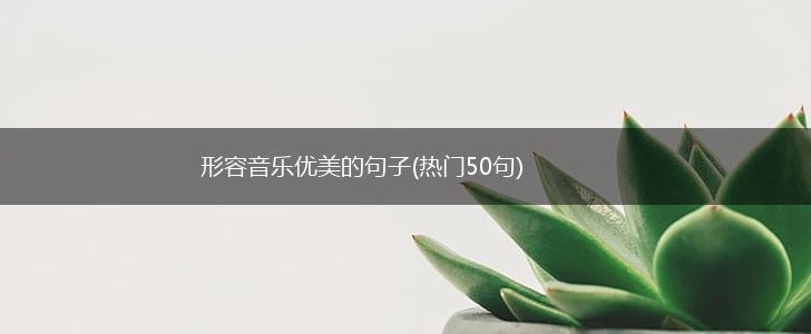 形容音乐优美的句子(热门50句),第1张