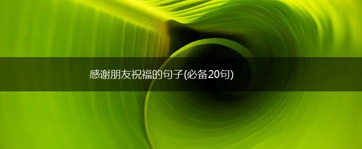 感谢朋友祝福的句子(必备20句),第1张