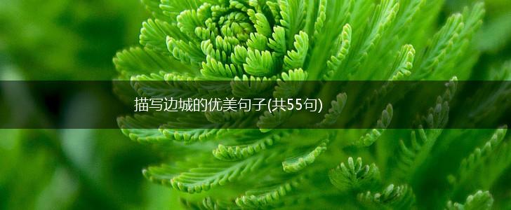 描写边城的优美句子(共55句),第1张