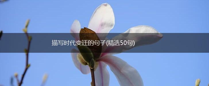 描写时代变迁的句子(精选50句),第1张