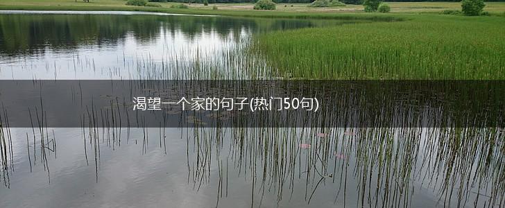 渴望一个家的句子(热门50句),第1张