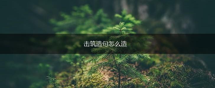 击筑造句怎么造,第1张