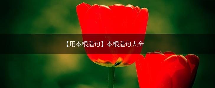 【用本根造句】本根造句大全,第1张