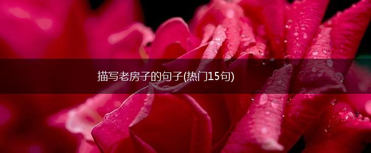 描写老房子的句子(热门15句),第1张