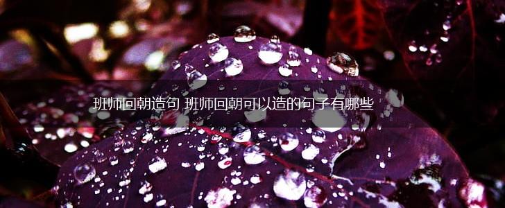 班师回朝造句 班师回朝可以造的句子有哪些,第1张
