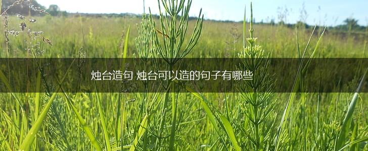 烛台造句 烛台可以造的句子有哪些,第1张