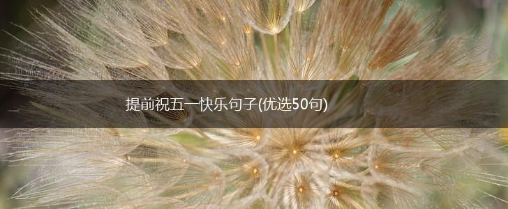 提前祝五一快乐句子(优选50句),第1张