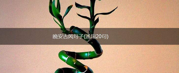 晚安古风句子(通用20句),第1张