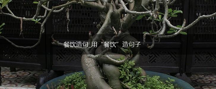 餐饮造句_用“餐饮”造句子,第1张