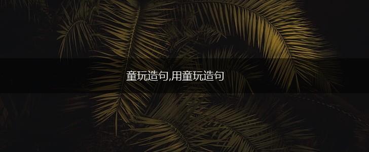童玩造句,用童玩造句,第1张