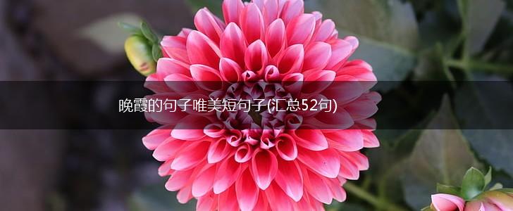 晚霞的句子唯美短句子(汇总52句),第1张