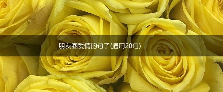 朋友圈爱情的句子(通用20句),第1张