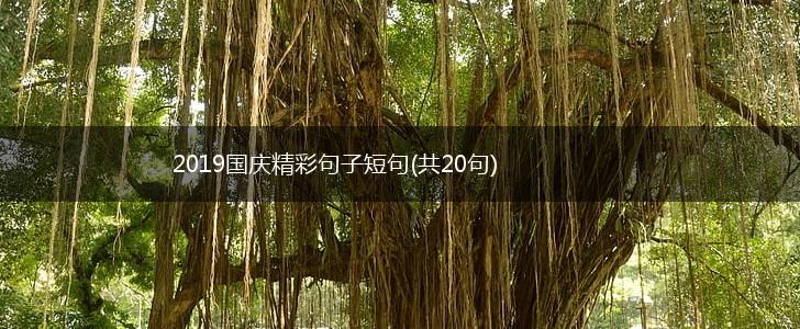 2019国庆精彩句子短句(共20句),第1张
