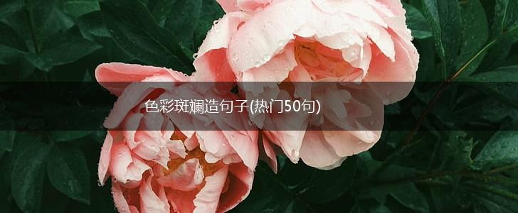 色彩斑斓造句子(热门50句),第1张