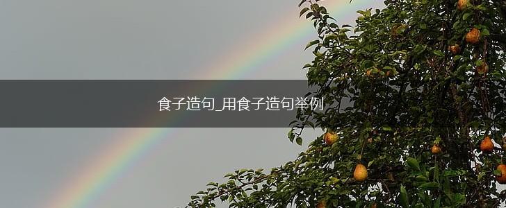 食子造句_用食子造句举例,第1张