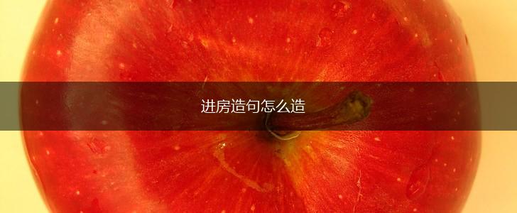 进房造句怎么造,第1张