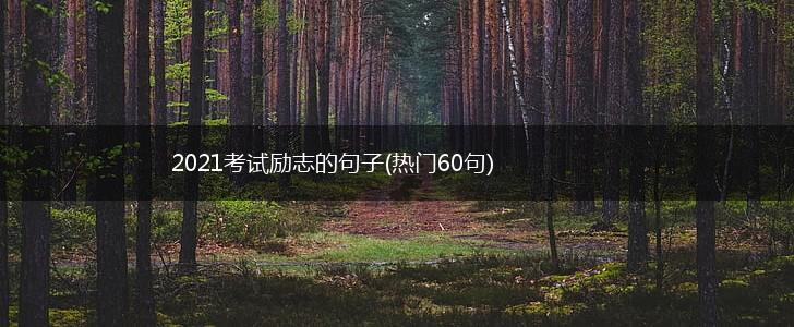 2021考试励志的句子(热门60句),第1张