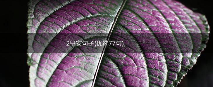 2早安句子(优选77句),第1张