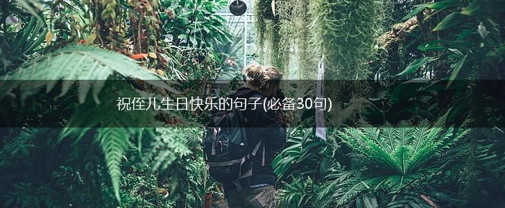 祝侄儿生日快乐的句子(必备30句),第1张