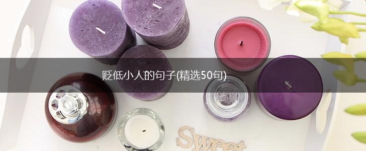 贬低小人的句子(精选50句),第1张