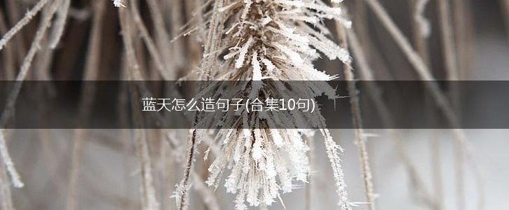 蓝天怎么造句子(合集10句),第1张