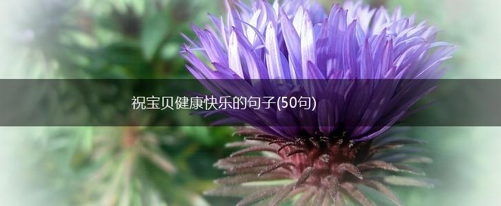 祝宝贝健康快乐的句子(50句),第1张