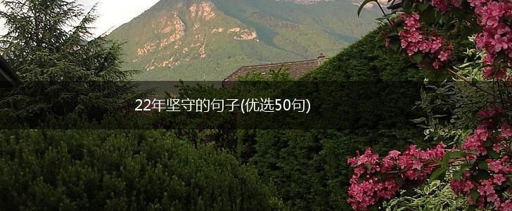 22年坚守的句子(优选50句),第1张