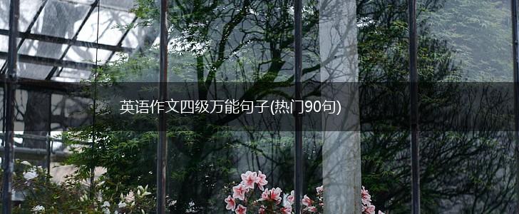 英语作文四级万能句子(热门90句),第1张