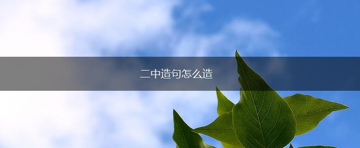 二中造句怎么造,第1张
