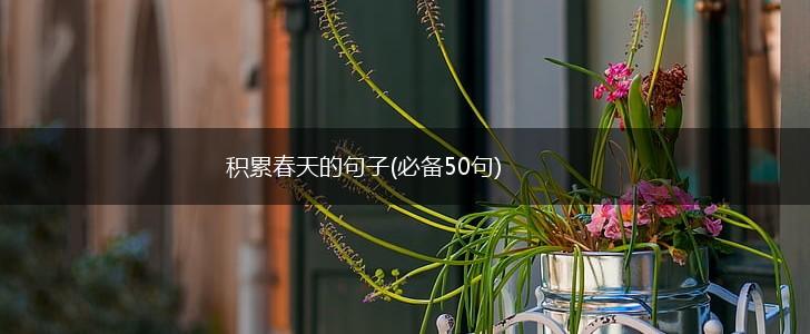 积累春天的句子(必备50句),第1张