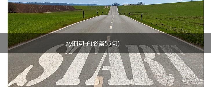ay的句子(必备55句),第1张