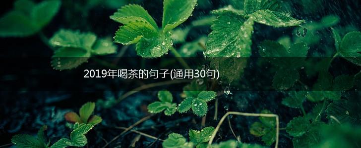 2019年喝茶的句子(通用30句),第1张