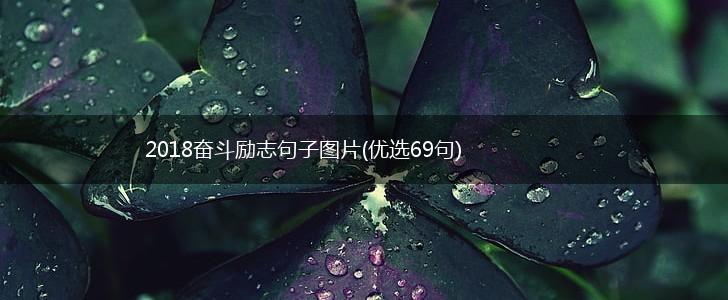 2018奋斗励志句子图片(优选69句),第1张