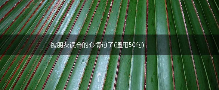 被朋友误会的心情句子(通用50句),第1张
