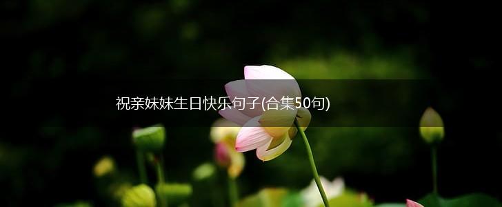 祝亲妹妹生日快乐句子(合集50句),第1张