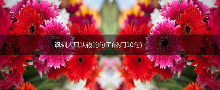 讽刺人只认钱的句子(热门10句),第1张