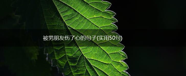被男朋友伤了心的句子(实用50句),第1张