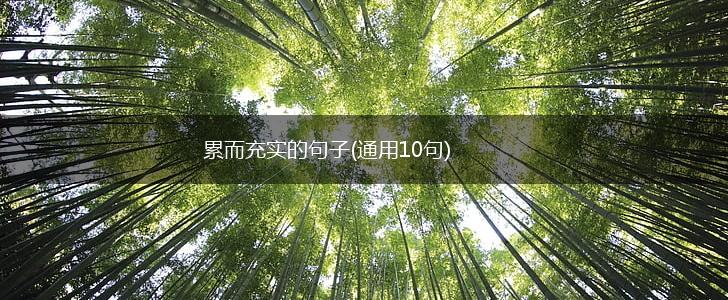 累而充实的句子(通用10句),第1张