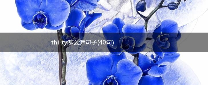 thirty怎么造句子(40句),第1张