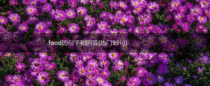 food的句子和回答(热门93句),第1张