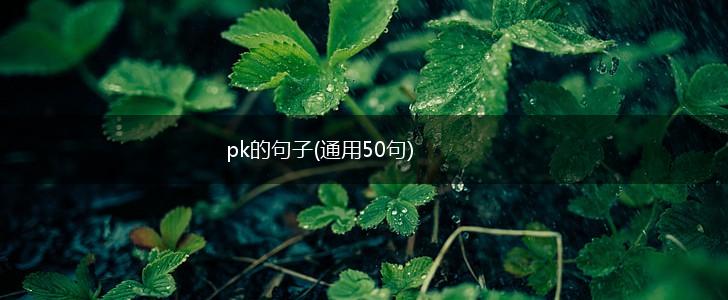 pk的句子(通用50句),第1张
