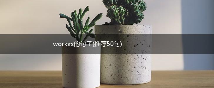 workas的句子(推荐50句),第1张