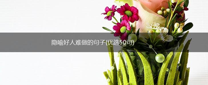 隐喻好人难做的句子(优选50句),第1张