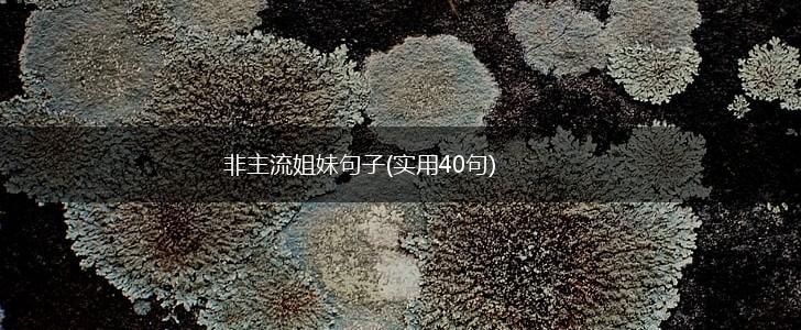 非主流姐妹句子(实用40句),第1张