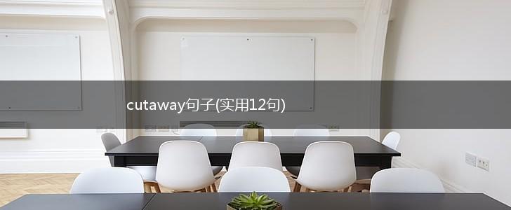 cutaway句子(实用12句),第1张