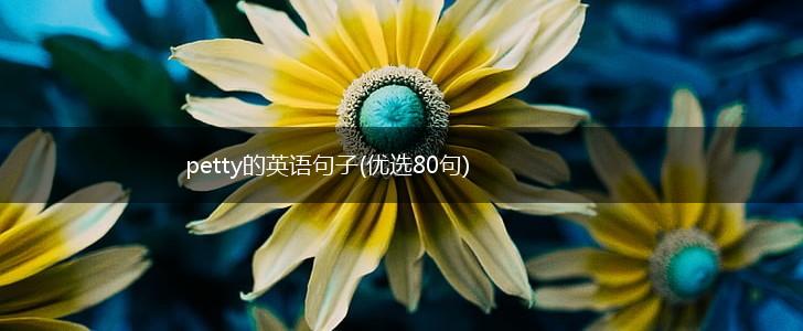 petty的英语句子(优选80句),第1张