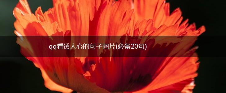 qq看透人心的句子图片(必备20句),第1张