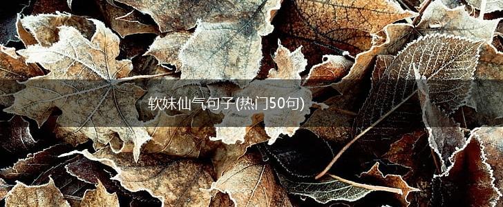 软妹仙气句子(热门50句),第1张