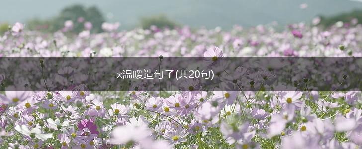 一x温暖造句子(共20句),第1张